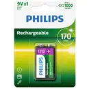 Philips HR22 Pile rechargeable 6LR61 (9V) NiMH 170 mAh 8.4 V 1 pc(s)