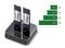 Deux disques SSD M.2 sont installés dans un adaptateur de rankforce. Sur la droite, une liste des emplacements de 22x30 à 22x80, tous cochés.