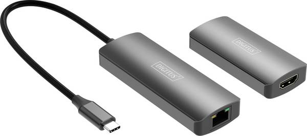 Digitus DS-55343 USB 3.1, USB-C® Câble de raccordement câble réseau RJ45, câble de signal 30 m