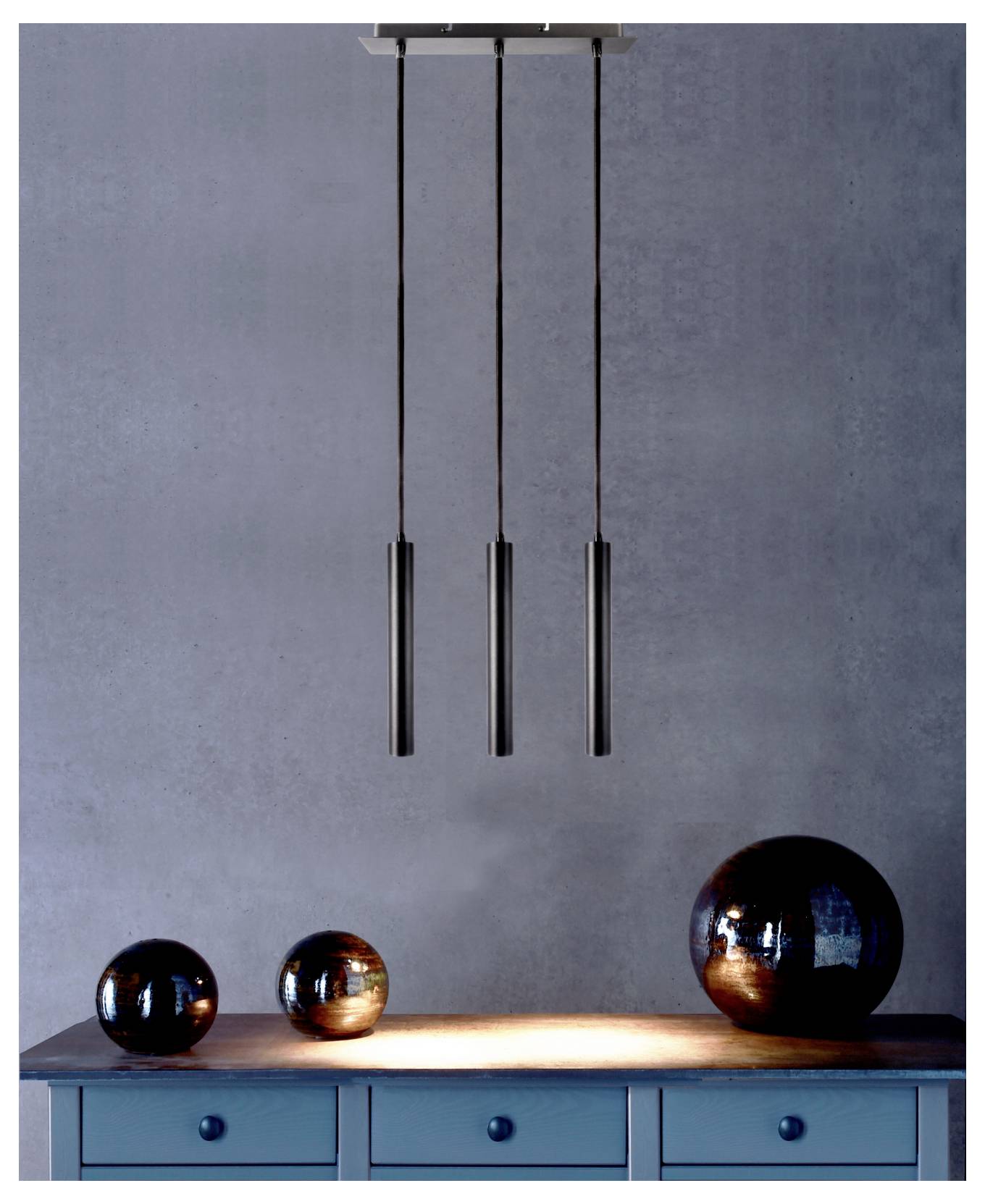 Deko Light Slim 342239 Suspension LED LED LED intégrée 15.0 W noir-2