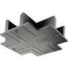 Deko Light 710537 D Line DALI Elément pour système d'éclairage sur rail haute tension Connecteur en X noir graphite (RAL 9011)
