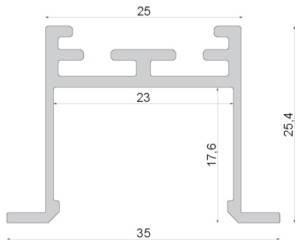 Deko Light 970866 Combo Sculptures aluminium (L x l x H) 1000 x 35 x 25 mm 1 pc(s)-1