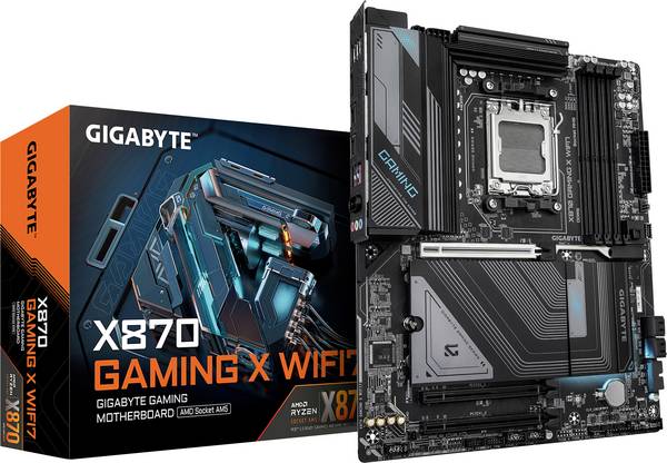 Gigabyte X870 Carte mère Socket (PC) AMD® AM5 Facteur de forme (détails) ATX Chipset de la carte mère AMD® X870