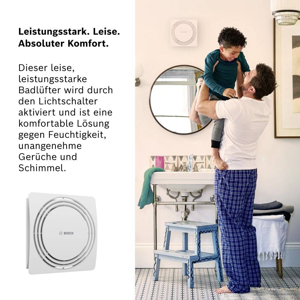 Bosch Home Comfort FAN 1900 W125 Ventilateur mural et de plafond 230 V 145 m³/h 125 mm-6