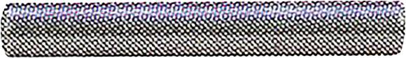 Un entrelacs spiral dense de lignes gris foncé et noires, formant un motif structuré et interconnecté.