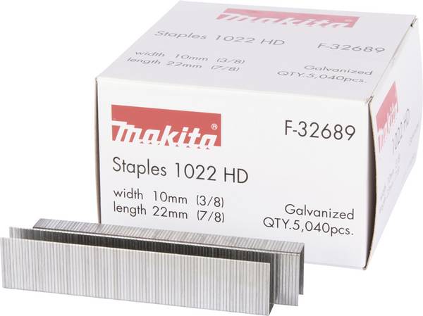 Makita F-32689 Agrafes  5040 pc(s) Dimensions (L x l) 22 mm x 10 mm
