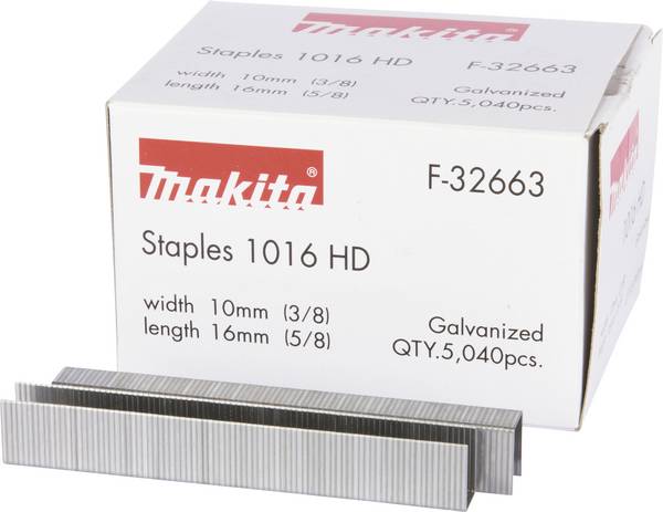 Makita F-32663 Agrafes  5040 pc(s) Dimensions (L x l) 16 mm x 10 mm