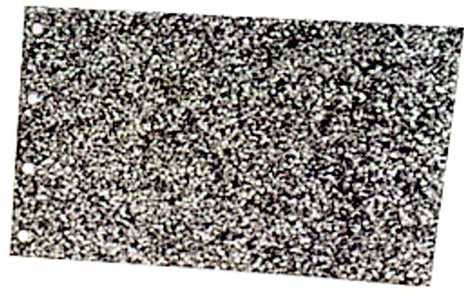 Un motif statique de points gris et blancs, répartis de manière aléatoire et évoquant visuellement du bruit de télévision.