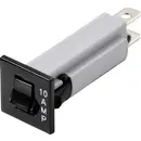 TRU COMPONENTS TC-13401636 Disjoncteur thermique 125 V/AC, 250 V/AC, 32 V/DC, 50 V/DC 10 A 1 pc(s)