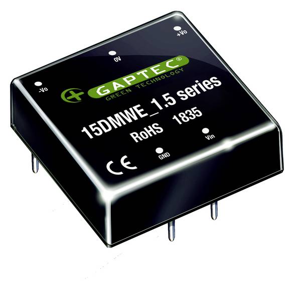 Gaptec  15DMWE_4815S1.5  Convertisseur CC/CC      1 A  15 W    Contenu 1 pc(s)