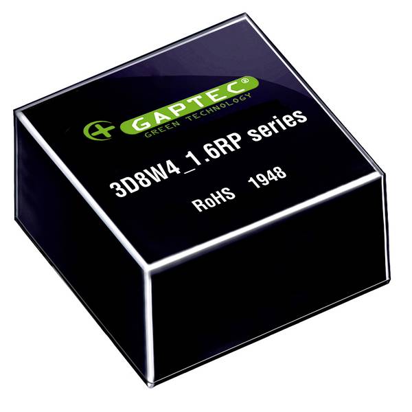 Gaptec  3D8W4_2412D1.6RP  Convertisseur CC/CC      125 mA  3 W    Contenu 1 pc(s)
