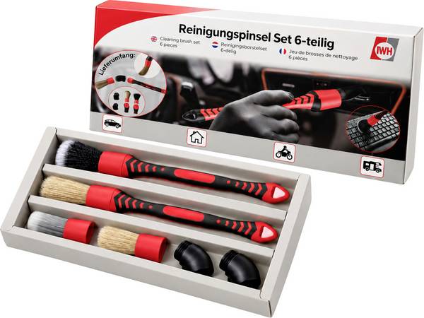 IWH 253 Pinceau de nettoyage rouge 1 set