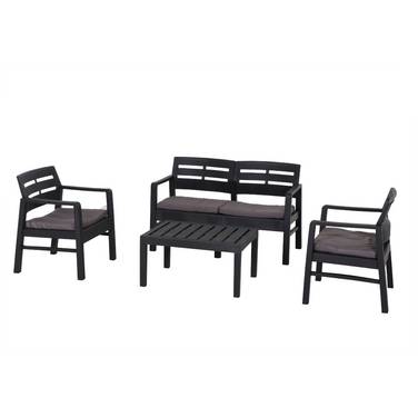 Progarden  Java  5411  Set de meubles de jardin  plastique  anthracite