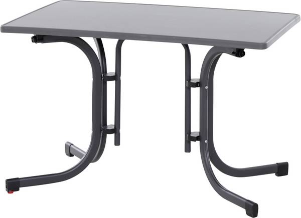 Siena Garden  Paco  N61377  Table de jardin  acier, Mélaminé  anthracite (mat), ardoise, antique