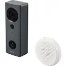 Sygonix Interphone vidéo IP Wi-Fi, radio gris, blanc