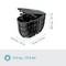 'Poubelle avec couvercle, 12,5 kg, dimensions : 33,5 x 70 x 48,5 cm (13,2 x 27,6 x 19,1 po).'