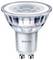Ampoule LED Philips avec douille GU10. Solution d'éclairage économe en énergie dans un design clair et compact.