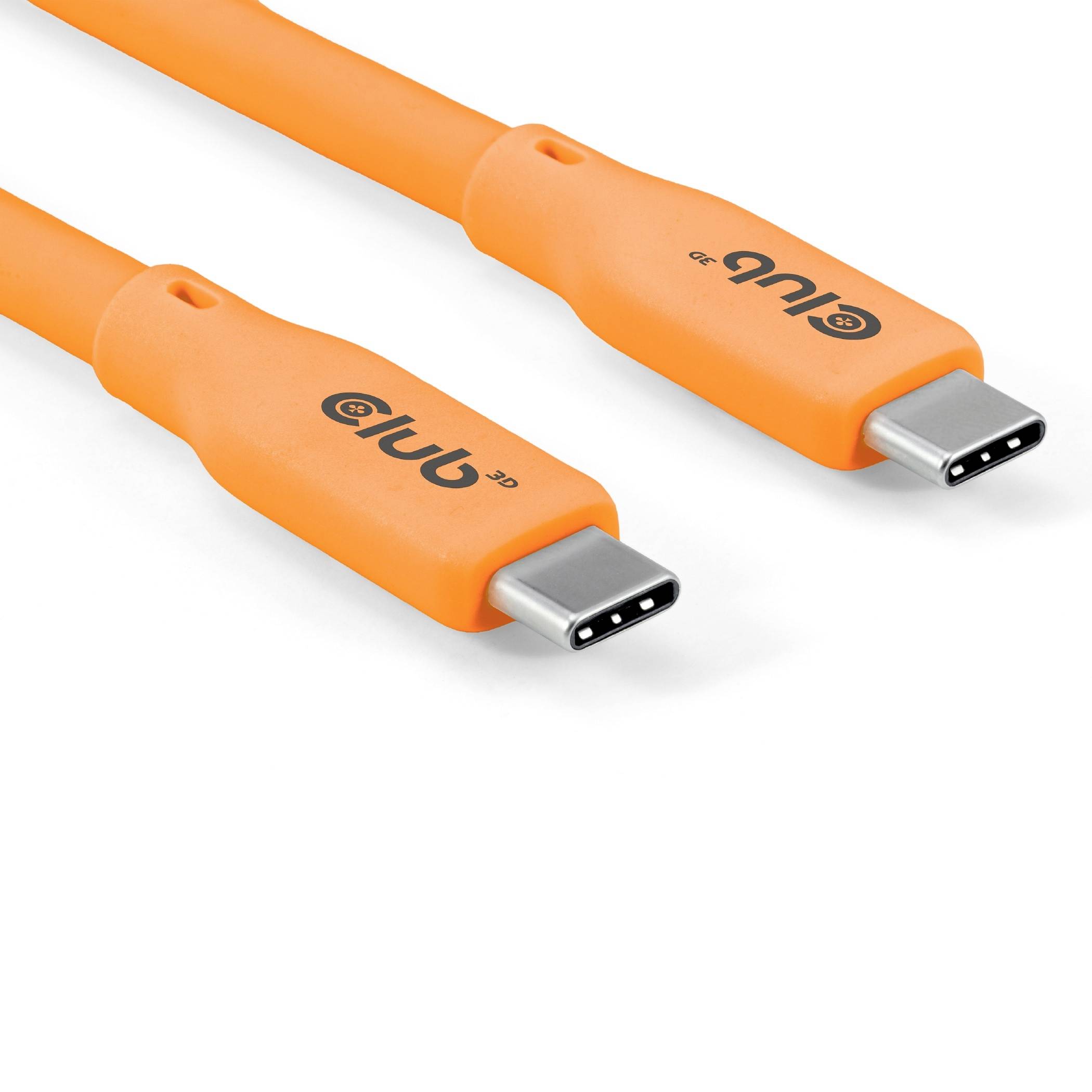 club3D Câble USB-C USB-C® mâle 2.00 m orange CAC-3000-5
