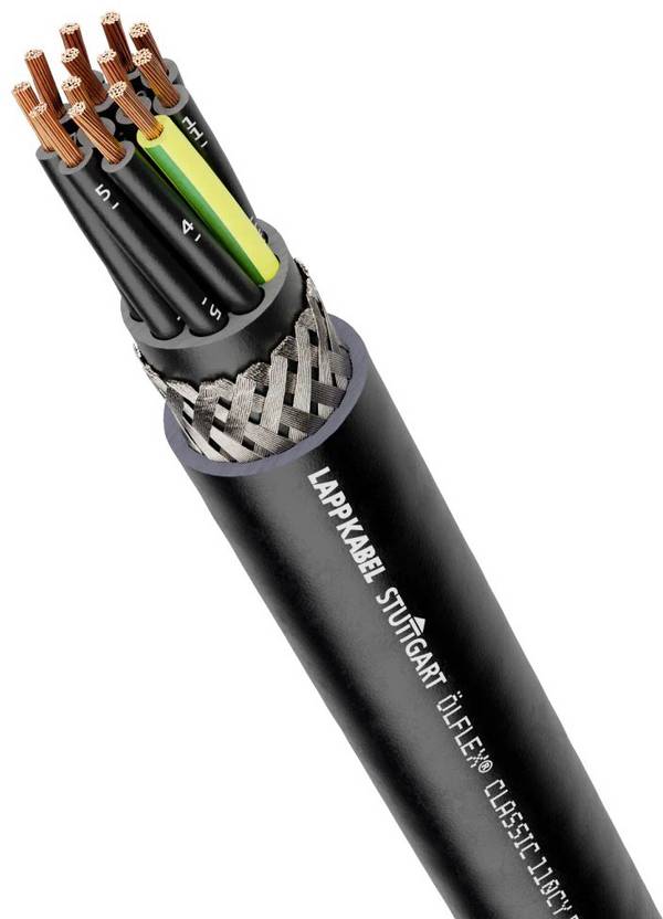 LAPP ÖLFLEX® CLASSIC 110 CY BLACK Câble de commande 5 G 4 mm² noir 1121361/500 500 m