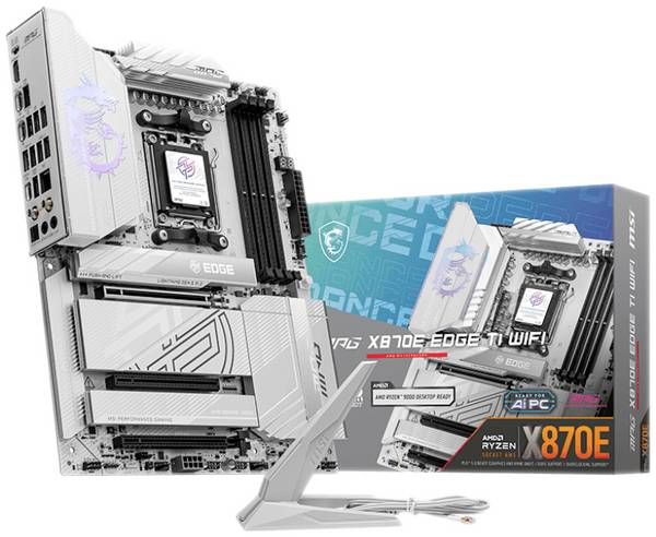 MSI MAG X870E Carte mère Socket (PC) AMD® AM5 Facteur de forme (détails) ATX Chipset de la carte mère AMD® X870