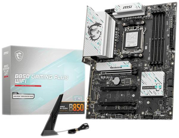 MSI B850 Carte mère Socket (PC) AMD® AM5 Facteur de forme (détails) ATX Chipset de la carte mère AMD® B850