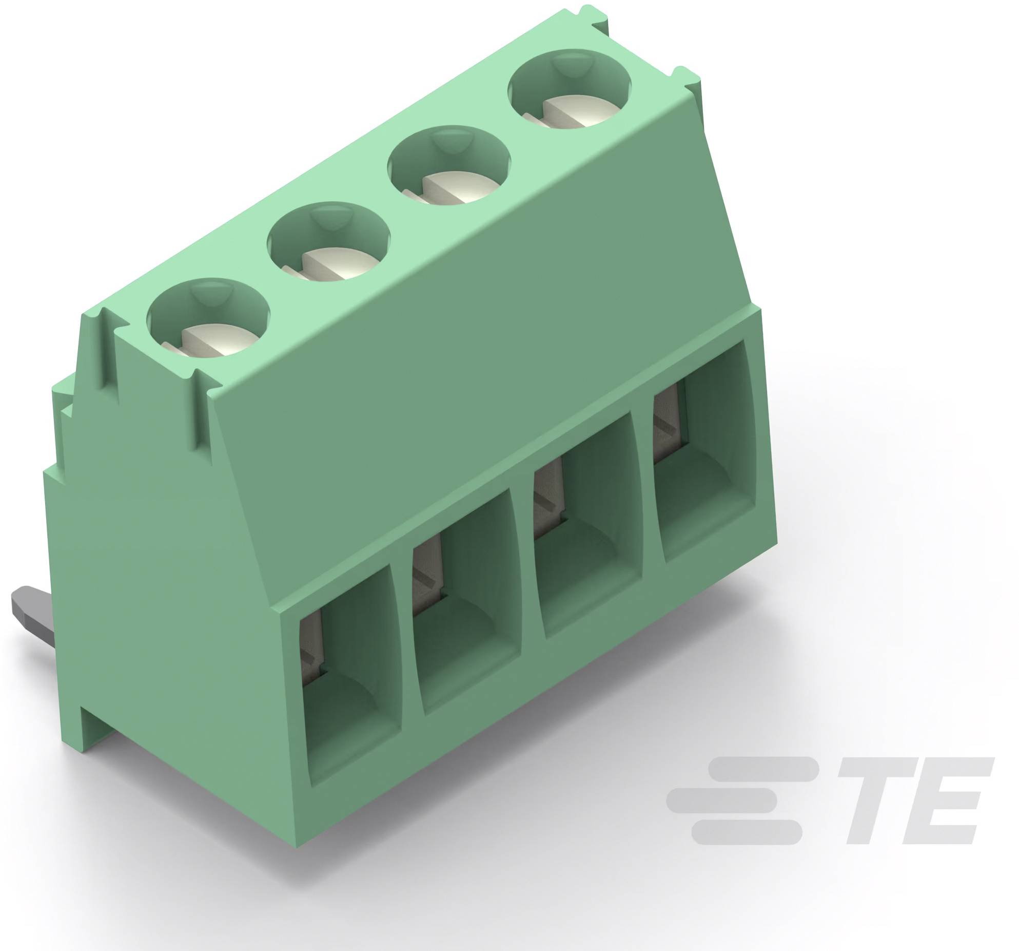 TE Connectivity 284415-4 Borne de raccordement flexible: - rigide: - Nombre de pôles: 4 1 pc(s) Bulk-0