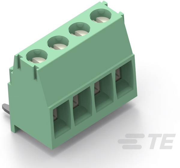 TE Connectivity 284415-4  Borne de raccordement flexible: -  rigide: -  Nombre de pôles: 4 1 pc(s)  Bulk