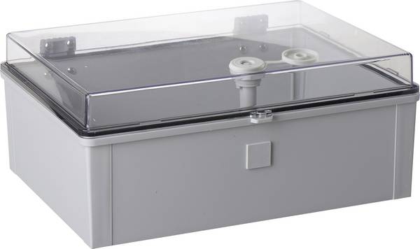 TRU COMPONENTS TC-PSC-30x40x17 Armoire de commande 300 x 400 x 170 ABS, Polycarbonate gris clair 1 pc(s)