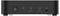 L'avant d'un mini-PC noir avec un bouton marche/arrêt, un port USB-C, deux ports USB 3.0 et une prise casque.