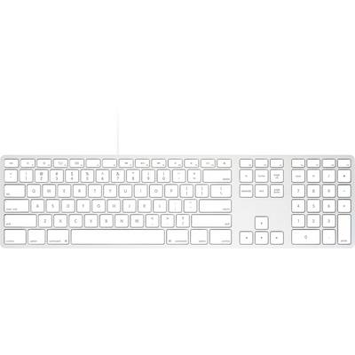 Matias FK318S Wired Aluminium Keyboard for Mac USB Clavier anglais US, QWERTY, Mac argent-0