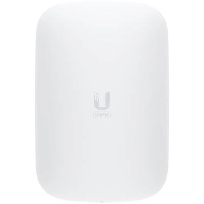 Un appareil réseau UniFi6 blanc à surface lisse.