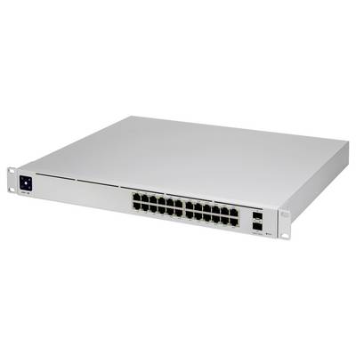 Commutateur réseau Silberner de 24 ports avec montage en rack standard. Idéal pour les infrastructures informatiques professionnelles pour la gestion des réseaux.