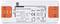 Inscription sur un bloc d'alimentation LED : Modèle TC-YSL12F-1201000, Entrée 220-240V, Sortie 12V–1A, IP20. Symboles : CE, RoHS, WEEE.