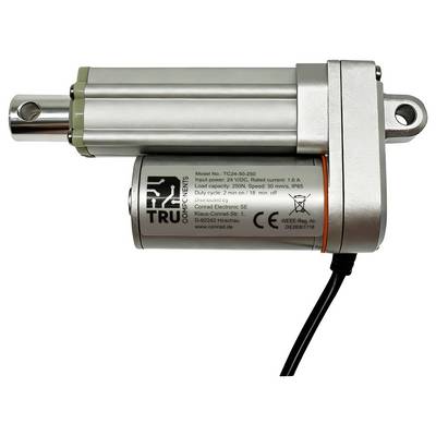 TRU COMPONENTS Vérin électrique TC24-50-250 TC-13492776 Longueur de course 50 mm Puissance de poussée 250 N 24 V/DC 1 pc-3