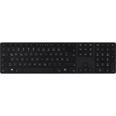 Matias FK416PCDCBB-DE Wireless USB-C® Keyboard sans fil Clavier allemand, QWERTZ noir-0