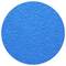 Un cercle avec une surface structurée, d'un bleu lumineux, qui ressemble à de fins grains ou du sable.
