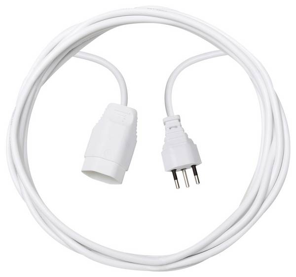 Brennenstuhl 1167462 alimentation Rallonge   blanc 5 m H05VV-F 3G 1,5 mm²