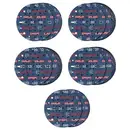 Bosch Accessories 2608902470 Set de disques abrasifs Diamètre 150 mm Grain=60, 80, 120, 180, 240 1 pc(s)