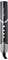 Un microphone vertical noir avec trois boutons et des inscriptions. Il présente un design moderne et une grille à sa base.