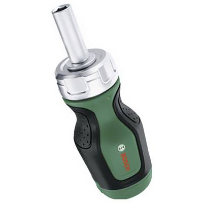 Tournevis électrique Bosch, vert et noir, avec poignée ergonomique, adapté aux petits travaux de bricolage.