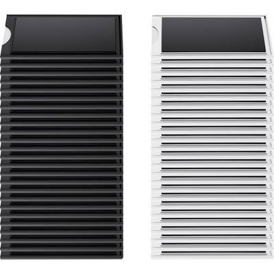 Elevar Pochette pour étiquette aimantée SP-13503884 noir, blanc 100 mm x 40 mm 50 pc(s)-0