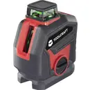 TOOLCRAFT Laser en croix et à lignes Laser vert, avec laser à 360°, autonivelant Portée (max.): 30 m