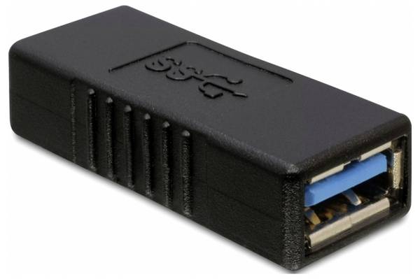 Delock USB Adaptateur [1x USB-A femelle - 1x USB-A femelle] 65175 0 mm