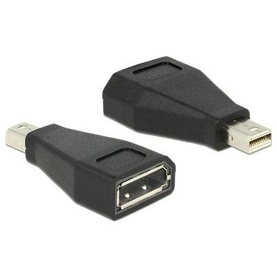 Deux adaptateurs noirs avec une fiche Mini DisplayPort et un port HDMI femelle, adaptés pour connecter des ordinateurs à des appareils compatibles HDMI.