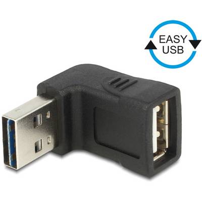 Un adaptateur USB en L avec le texte 'EASY USB', illustrant une possibilité de connexion simple pour les appareils USB.
