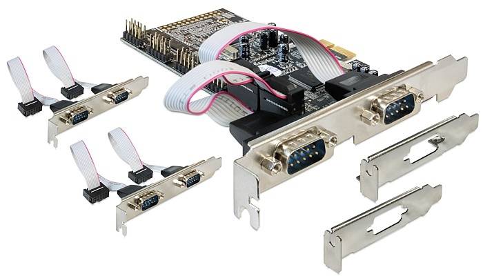 Delock 89347 Carte PCI-Express RS232 PCIe-0