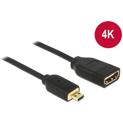 'Câble HDMI avec connecteurs Mini et Standard, prenant en charge la transmission 4K.'