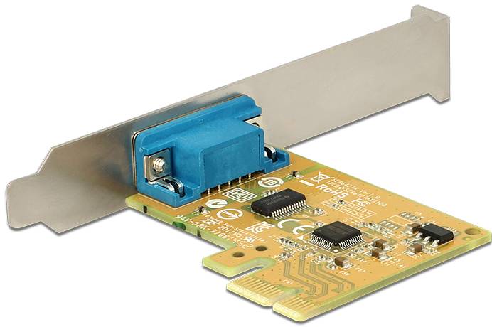 Delock 89444 Carte PCI-Express sériel (9 broches) PCIe-2