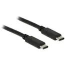 Delock Câble USB-C USB 2.0 USB-C® mâle, USB-C® mâle 0.50 m noir 83672