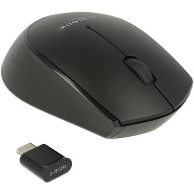 Delock 12526 Souris USB optique noir 2 Boutons 1000 dpi boutons de souris-2